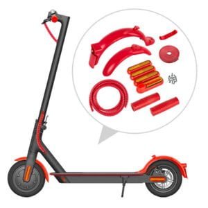 Kit personalización Patinete Xiaomi Rojo v2