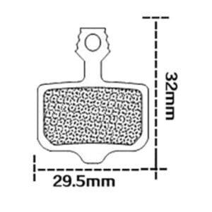 Resin brake pads
