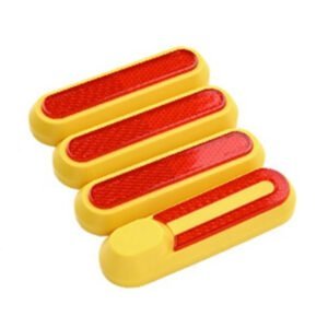 embellecedor tapa lateral reflectante patinete xiaomi amarillo