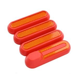 embellecedor tapa lateral reflectante patinete xiaomi rojo