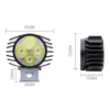 Luce LED Faro con clacson calxon