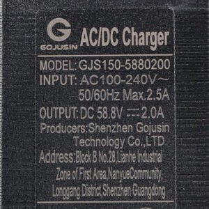 58.5v 2a electric scooter chargers