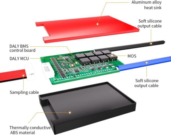 Baterie BMS DALY 13S 48V 30A Li-ion