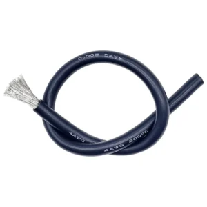 Cable eléctrico Silicona Eléctrico 16 18 20 AWG negro
