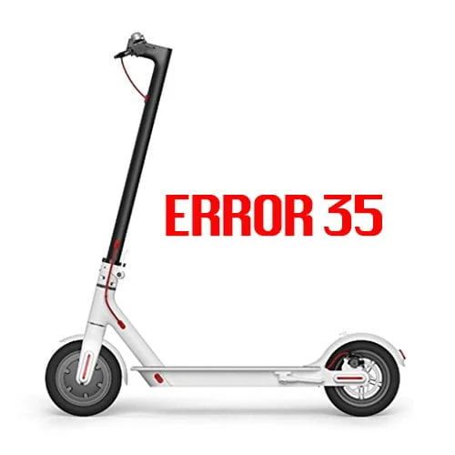 Qué significa Error 35 de patinete Xiaomi