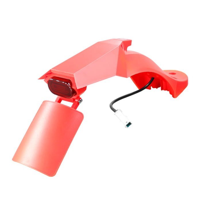 Guardabarros corto con matricula negro patinete xiaomi