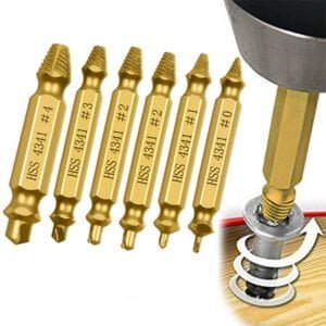 Screw extractor set