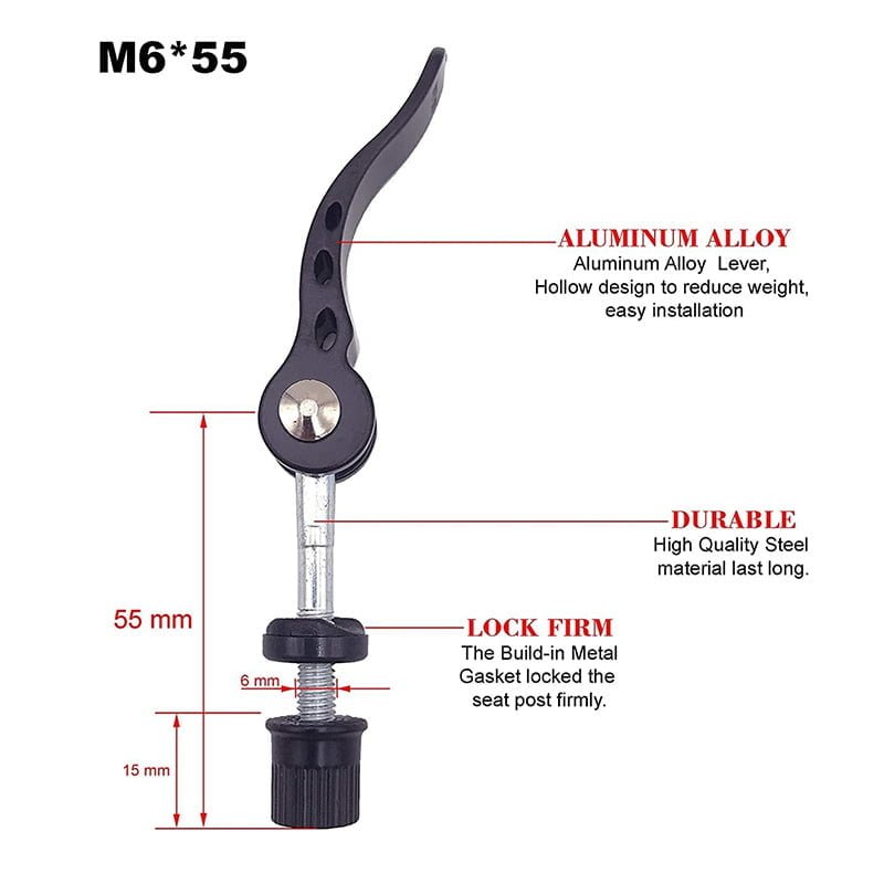 Tornillo para tija de sillín o cierre de mástil medida