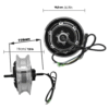 Motor 48V 500W de Rueda trasera