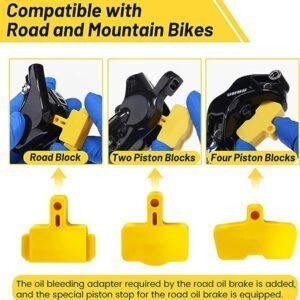 Kit di spurgo per freni idraulici per biciclette