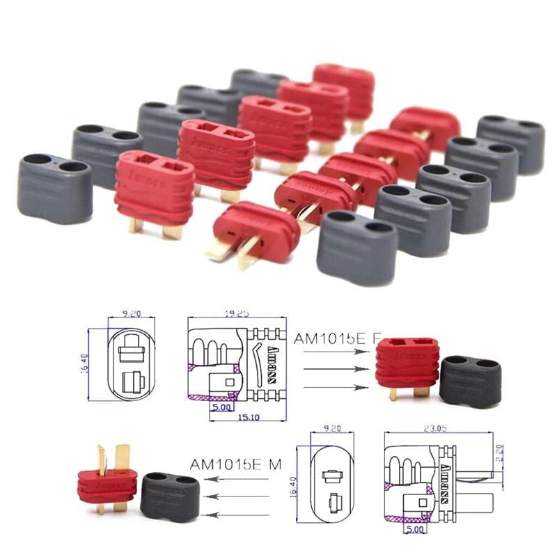 CONECTOR TIPO T PAREJA CON ENCAPSULADO detalle