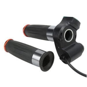 Accelerator handle with ignition key