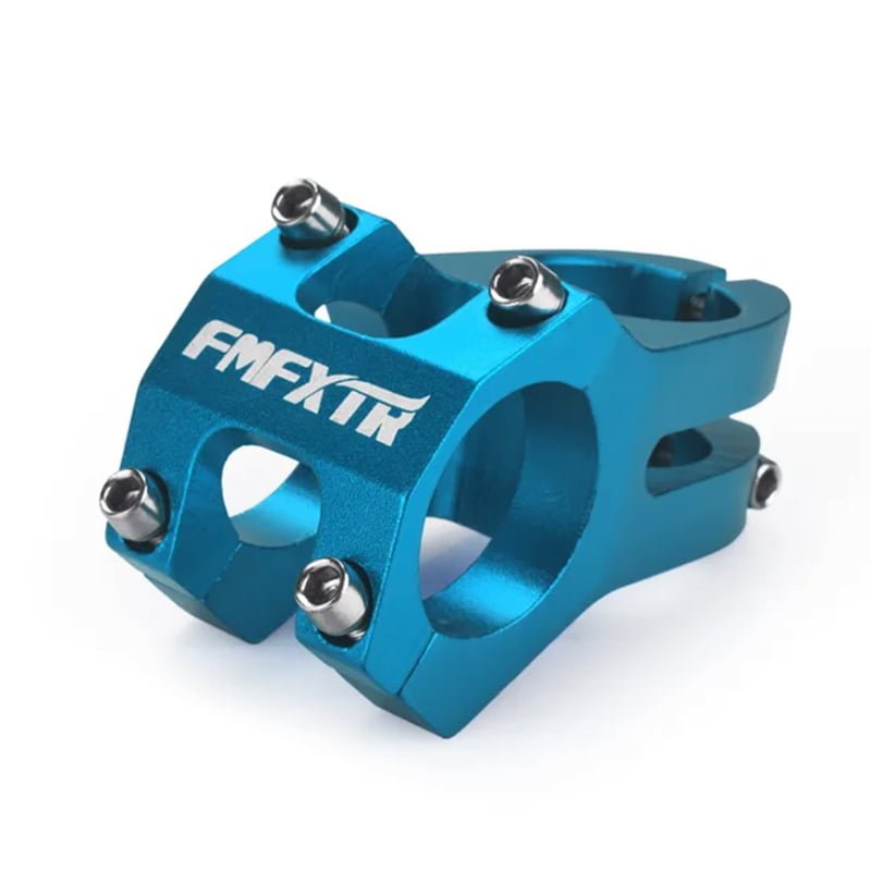 potencia de manillar bici azul