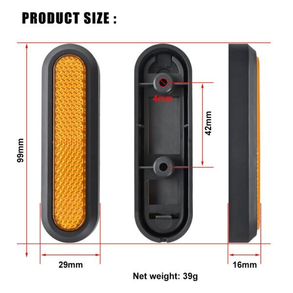 Copertura laterale riflettente per Xiaomi scooter 4/ 4 Lite