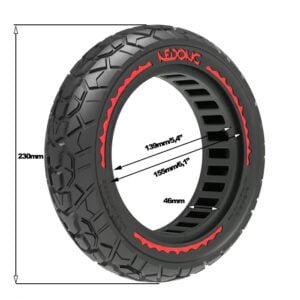 solid 9,5x2,5 offroad roșu