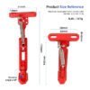 Adjustable kickstand for Xiaomi M365_Pro _Pro2_1S_MI3 (red)