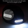 Helm mit LED-Licht