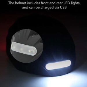 Casco con luz led