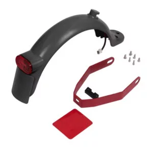 parafango xiaomi 1s con staffa in metallo rosso