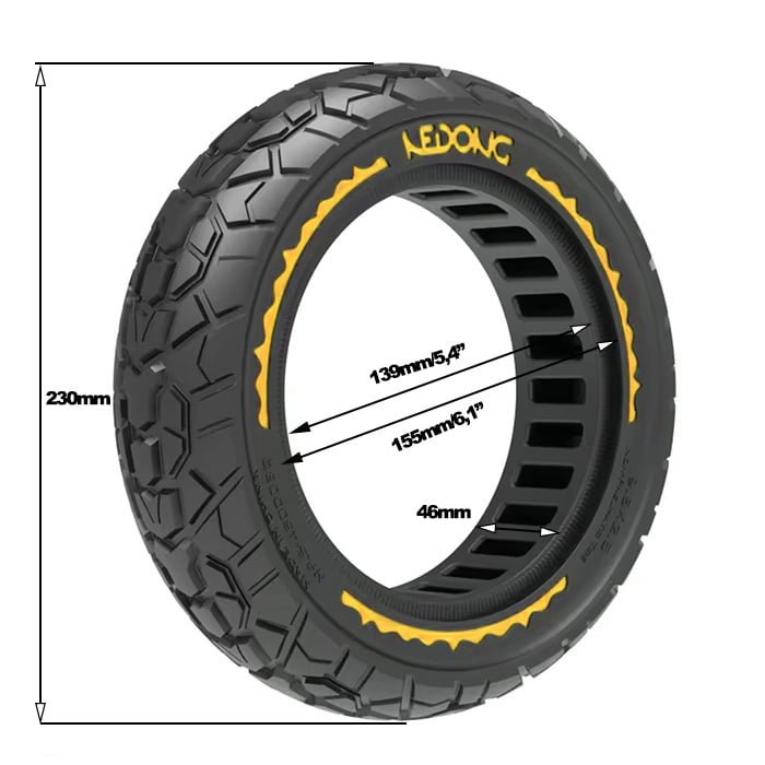 maciza 9,5x2,5 niu kqi3 detalle amarilla