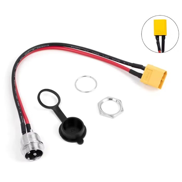 puerto de carga gx16 a xt60