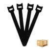 bridas del velcro reutilizable negro