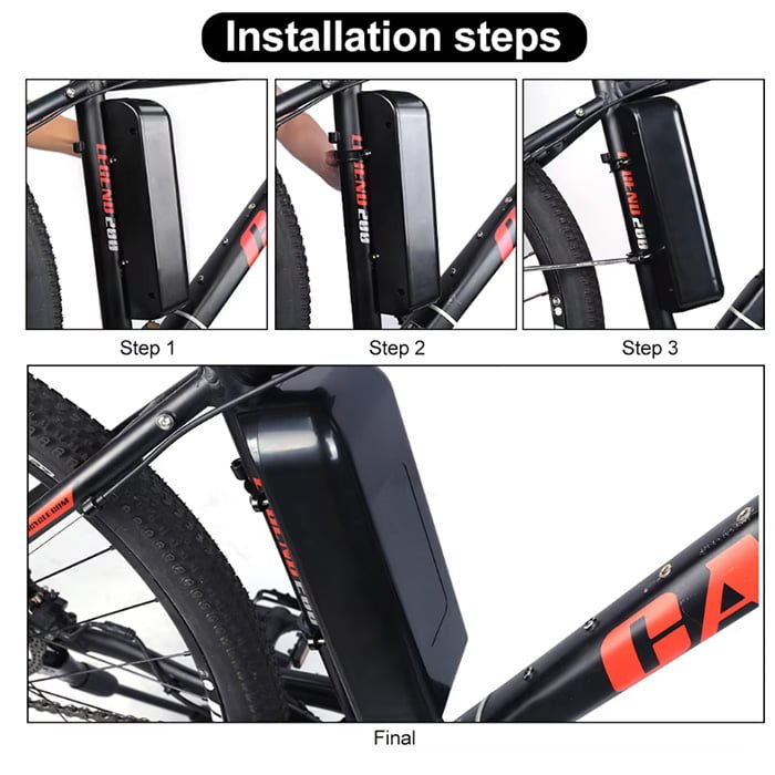 caja de bateria y controladora para bicicleta electronica