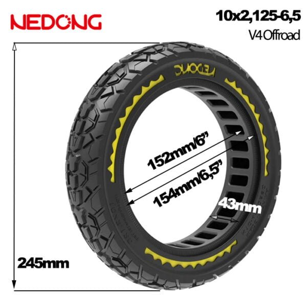 solid 10x2,125-6,5 galben dimensiune offroad