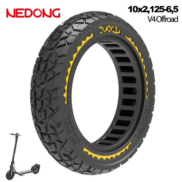 maciza 10x2,125-6,5 amarilla offroad