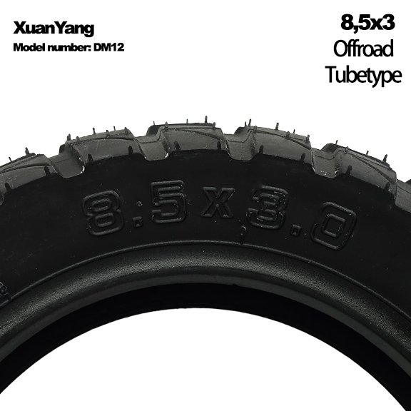 neumatico 8,5x3 offroad xuanyang detalle