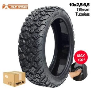 pack rueda 10x2,5 off road con gel