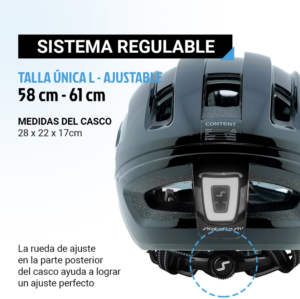 kask z czarnym światłem