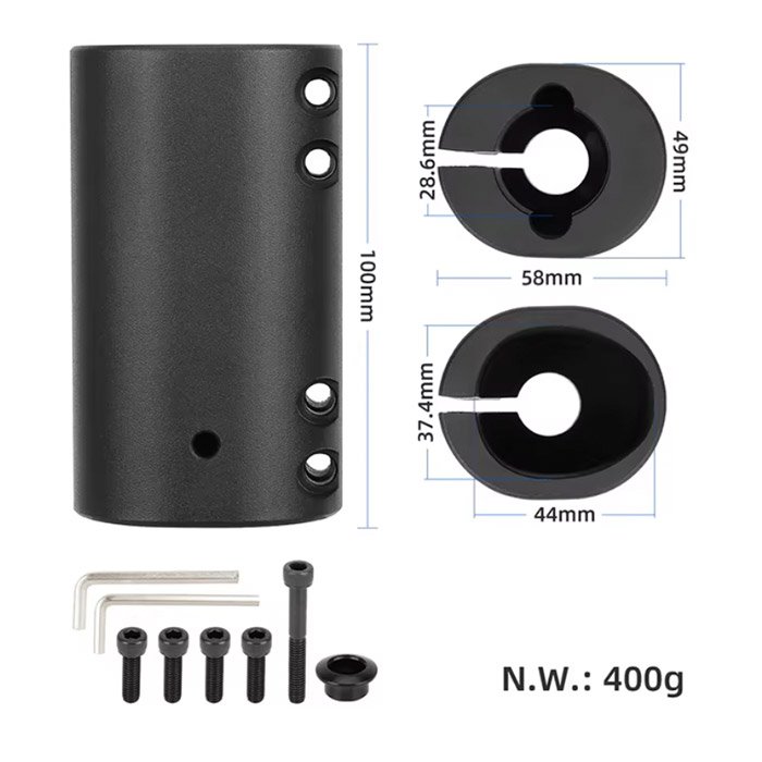 medida bloque fijo antiholguras mastil ninebot max g30 bloque fijo antiholguras mastil ninebot max g30