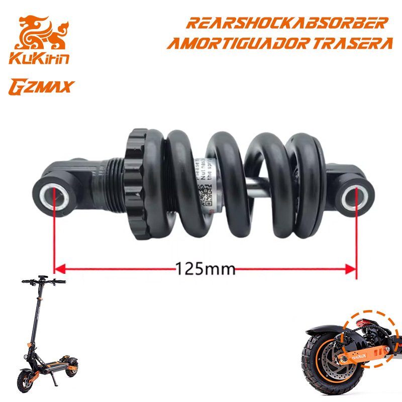 amortiguador trasero kukirin g2 max medida