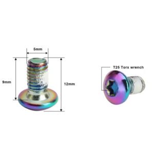 disco di dimensioni della vite