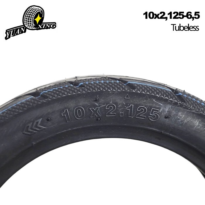 rueda 10x2,125 6,5 tubeless con gel yuanxing
