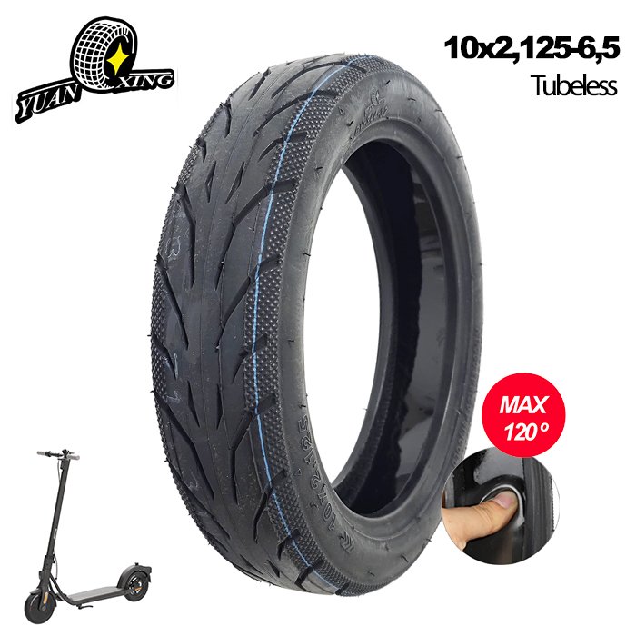 rueda 10x2,125 6,5 tubeless con gel yuanxing