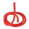 cubre cable rojo brillante