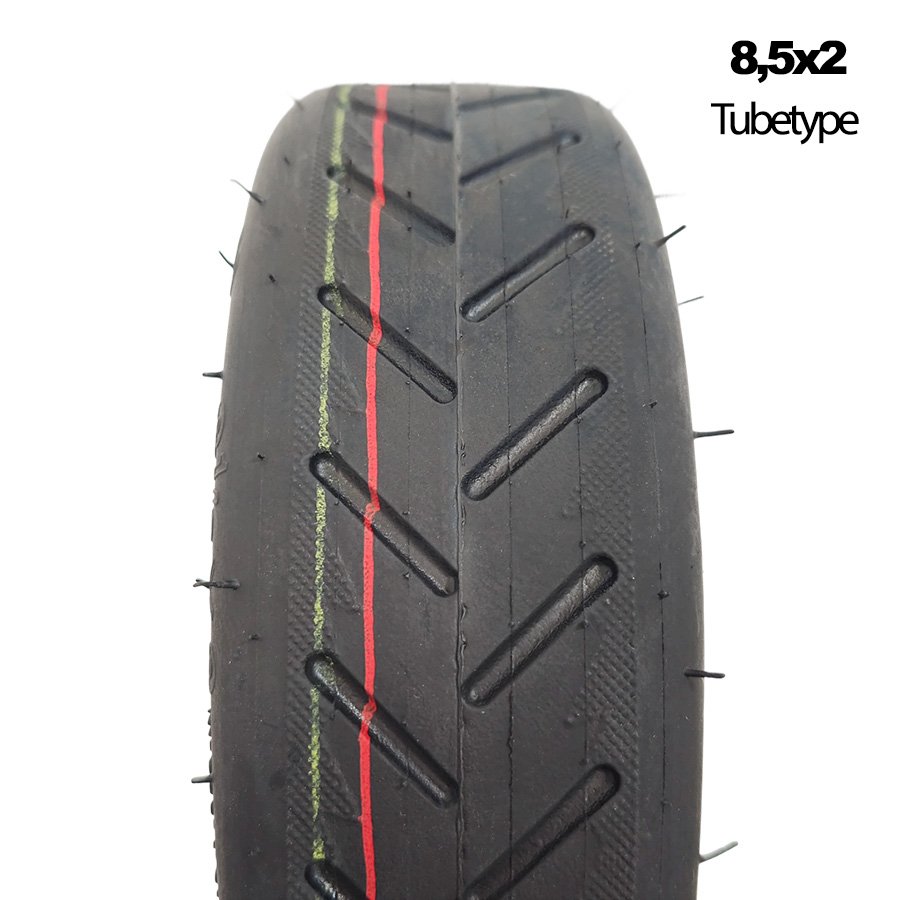 neumático 8,5x2 tubetype detalle