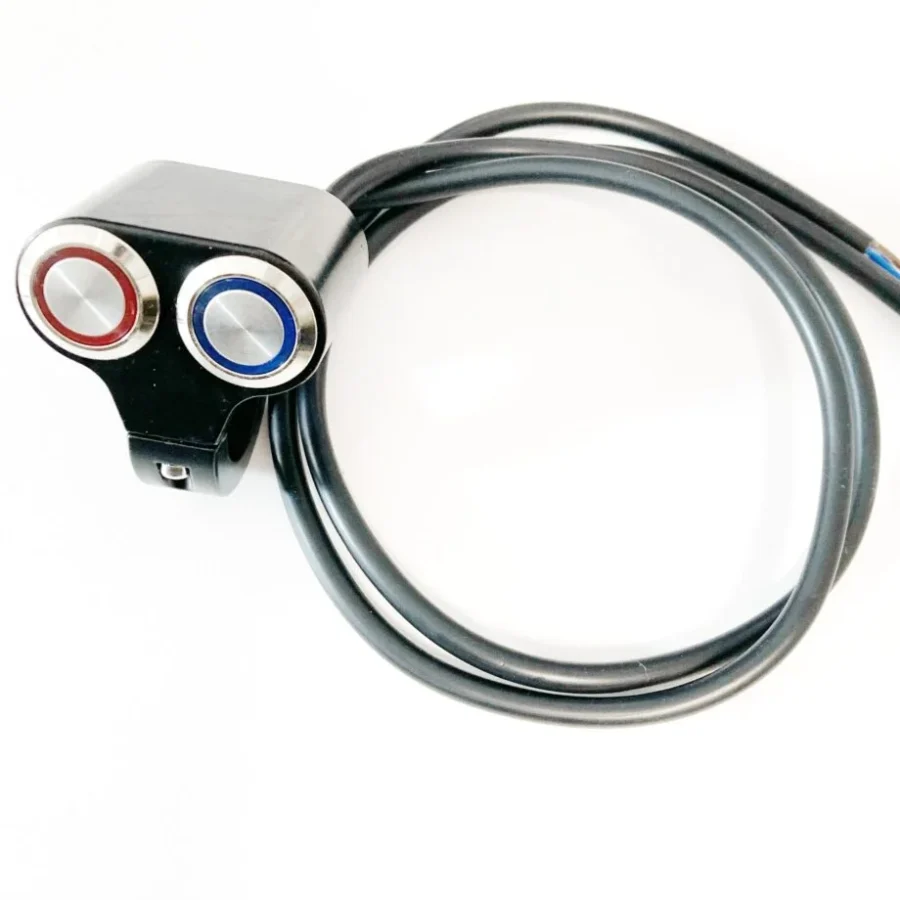 Botonera doble (interruptor + pulsador)