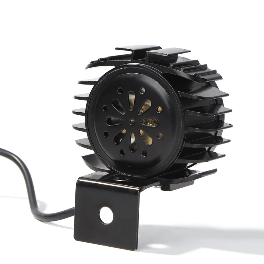 Luz faro led con bocina/claxon (12-72V)