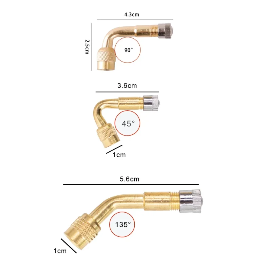 Válvula tubeless 135º