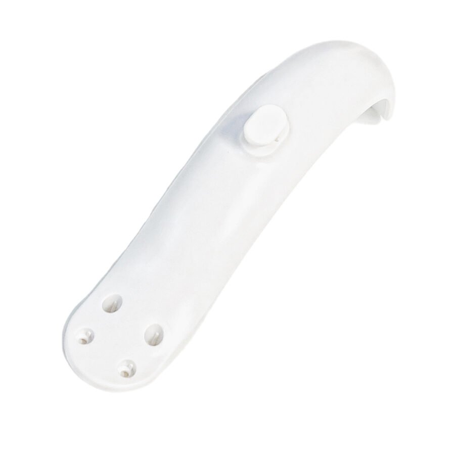 Guardabarros de 4 agujeros con gancho (Blanco)