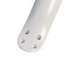 Guardabarros de 4 agujeros con gancho (Blanco)