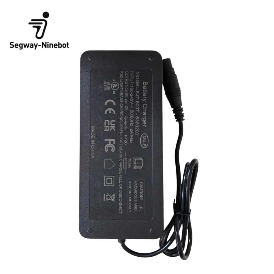 Cargador 48v (salida 53,6v) 2A conector Mi4 ProMax/Plus/Ninebot Zt3 Pro [Premium]