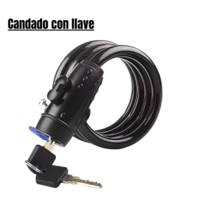 Copia de Copia de Copia de Copia de Copia de Copia de Copia de Cargador Juliet-6 Candado con llave para bicicleta o patinete