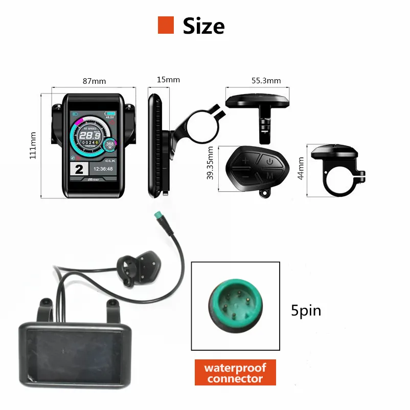 Kits controladora 52V Dualmotor Display TFT