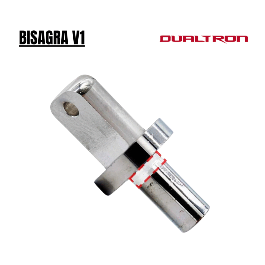 Bisagra inferior V1 recta para Dualtron