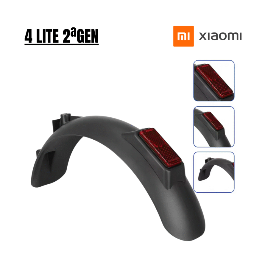 1 Guardabarros trasero con luz para Xiaomi 4 Lite 2a Gen - Francia