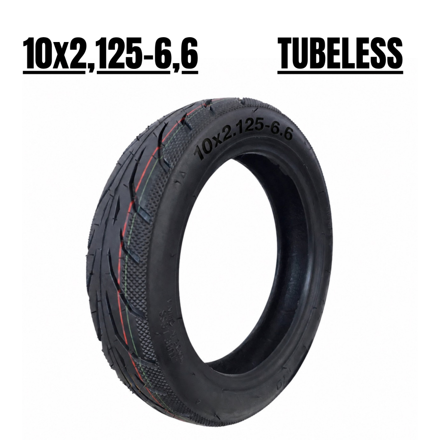 Neumático tubeless 10x2,125-6,6